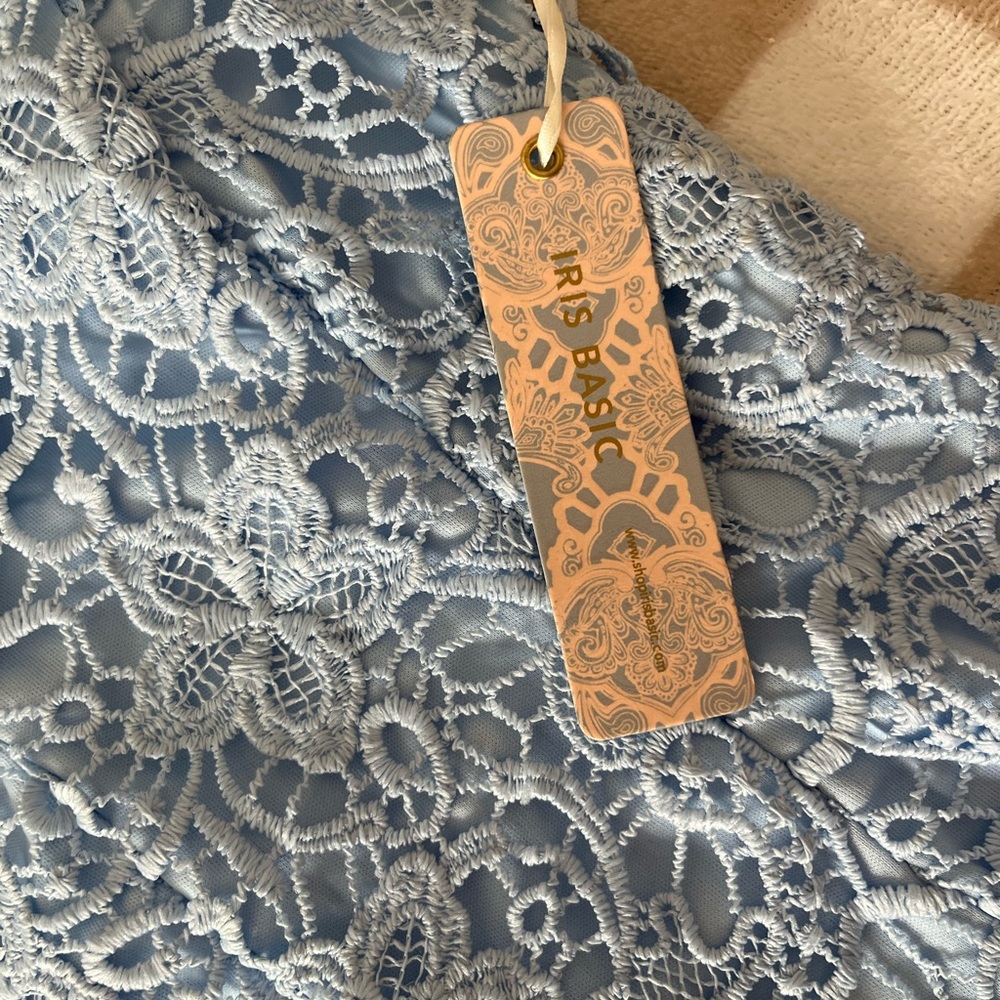 Iris Basic Blue Lace Bodysuit